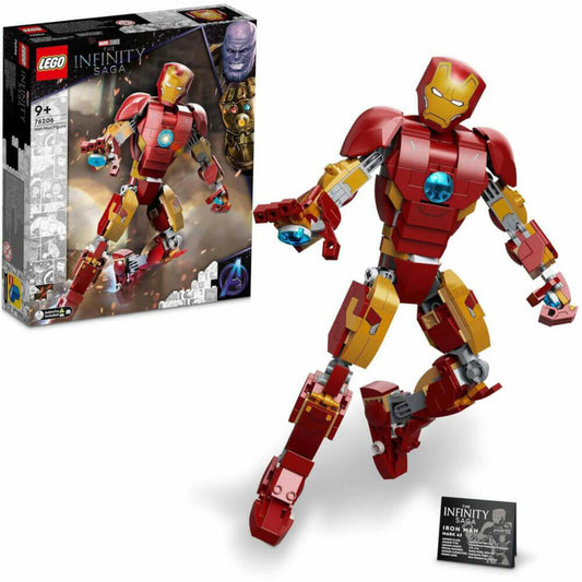 LEGO Marvel Super Heroes Iron Man Figur, 381-tlg., Bauset, Konstruktionsset, Bausteine, Spielzeug, ab 9 Jahre, 76206