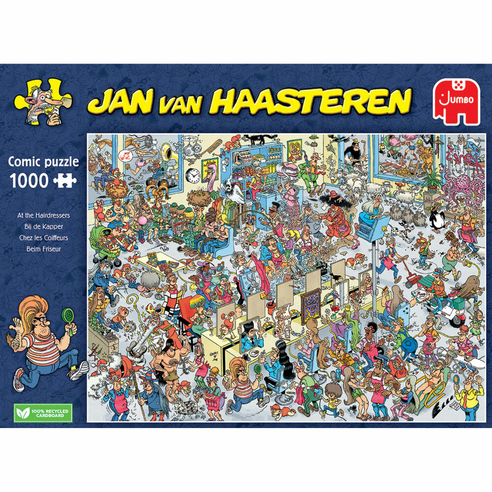 Jumbo Spiele Jan van Haasteren - Friseur, Puzzle, Erwachsenenpuzzle, Puzzlespiel, 1000 Teile, 20070