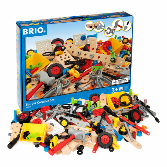 BRIO Builder Kindergartenset, 271-tlg., Kinder Werkzeug, Holzspielzeug, Holz Spielzeug, 34589