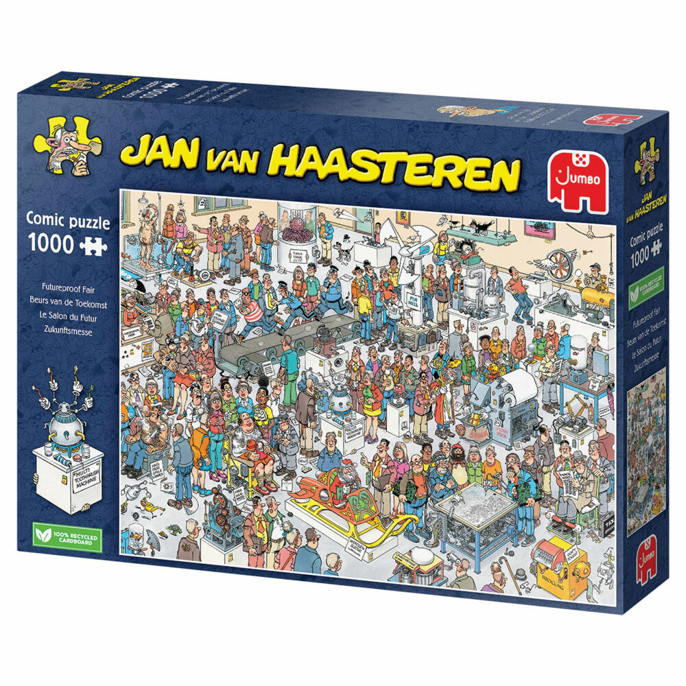 Jumbo Spiele Jan van Haasteren - Zukunftsmesse, Puzzle, Erwachsenenpuzzle, Puzzlespiel, 1000 Teile, 20067