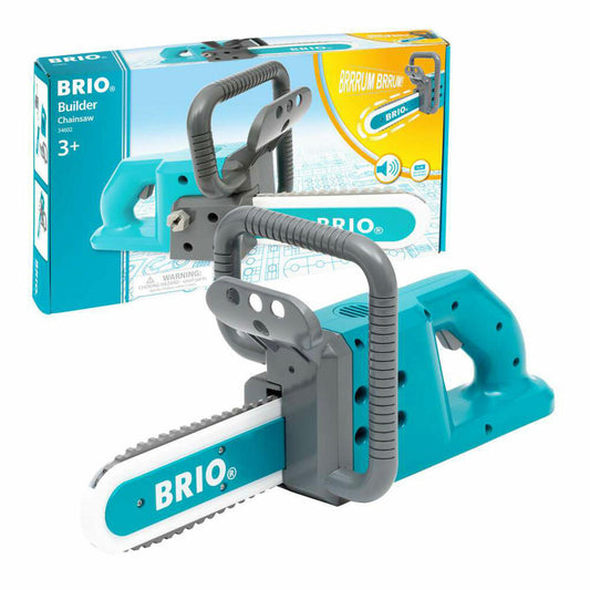 BRIO Builder Kettensäge, Kinderwerkzeug, Kinder Werkzeug, Spielzeug, ab 3 Jahren, 63460200