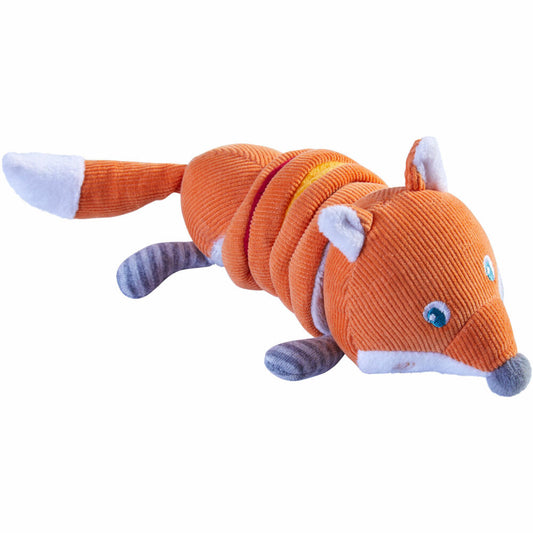 HABA Ratterfigur Fuchs Foxie, Babyspielzeug, Schiebefigur, Spielfigur, Baumwolle, Polyester, 305830