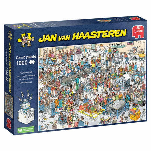 Jumbo Spiele Jan van Haasteren - Zukunftsmesse, Puzzle, Erwachsenenpuzzle, Puzzlespiel, 1000 Teile, 20067