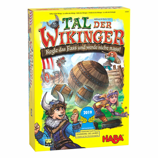 HABA Tal der Wikinger Brettspiel, Geschicklichkeitsspiel, Familienspiel, Kinder Spiel, 304697