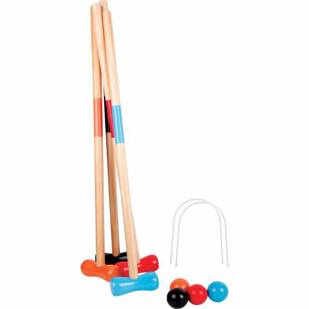 Outdoor active Krocket-Set aus Holz, für 4 Spieler, im Netz