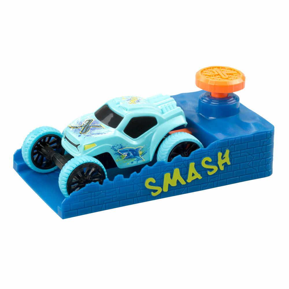 eXost Smash N Go Deluxe Pack ,Auto, Spielzeugauto, Racer, zufälliges Design, 20657