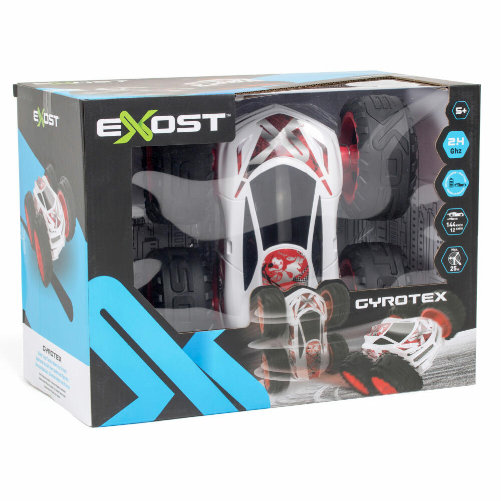 eXost Funkfahrzeug Gyrotex, Fernkenkauto, kann auf 2 Rädern fahren, Spielzeug, 20217
