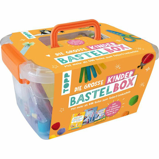 TOPP Die große Kinderbastelbox, Bastelset, Bastel Box, Basteln, Bastelbox, Kinder, 18463