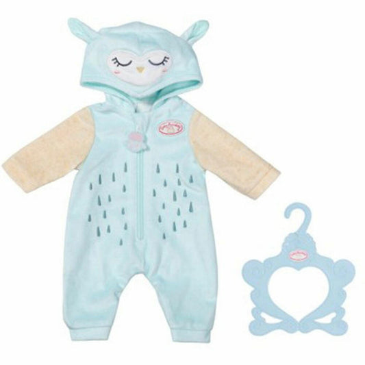 Zapf Creation Baby Annabell Kuschelanzug Eule, Puppenkleidung, Kleidung Puppe, 43 cm, 706725