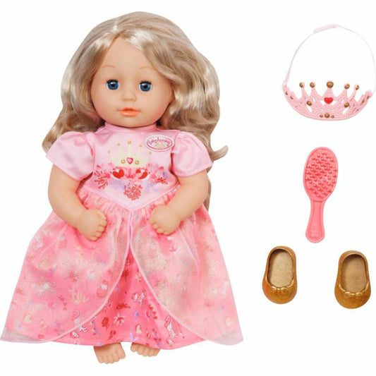Zapf Creation Baby Annabell Little Sweet Princess, Puppe mit Funktion, Spielpuppe, Babypuppe, 36 cm, 710029