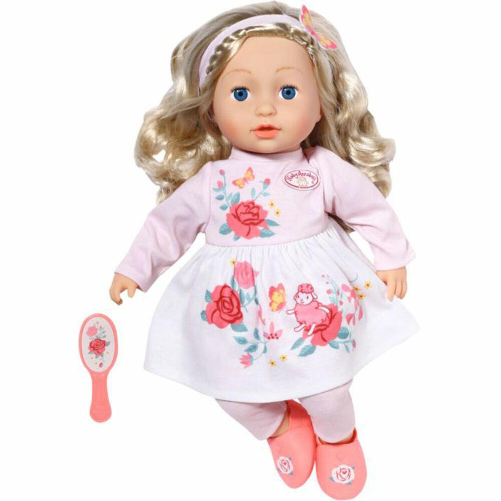 Zapf Creation Baby Annabell Sophia, Spielpuppe, Puppe mit Haaren, Weicher Puppenkörper, 43 cm, 709948