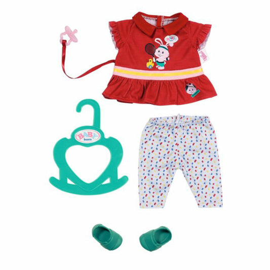 Zapf Creation BABY born Little Sport Outfit Rot, Puppenkleidung, Puppen Kleidung, 831885