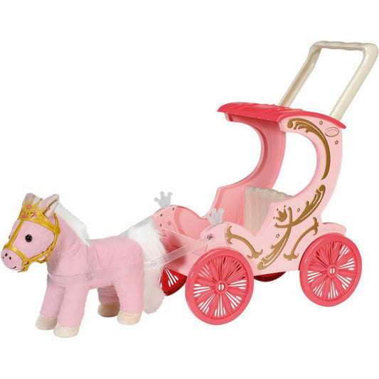 Zapf Creation Baby Annabell Little Sweet Kutsche und Pony, Puppenzubehör, Pferdekutsche, Pferd, Puppen Zubehör, 707210