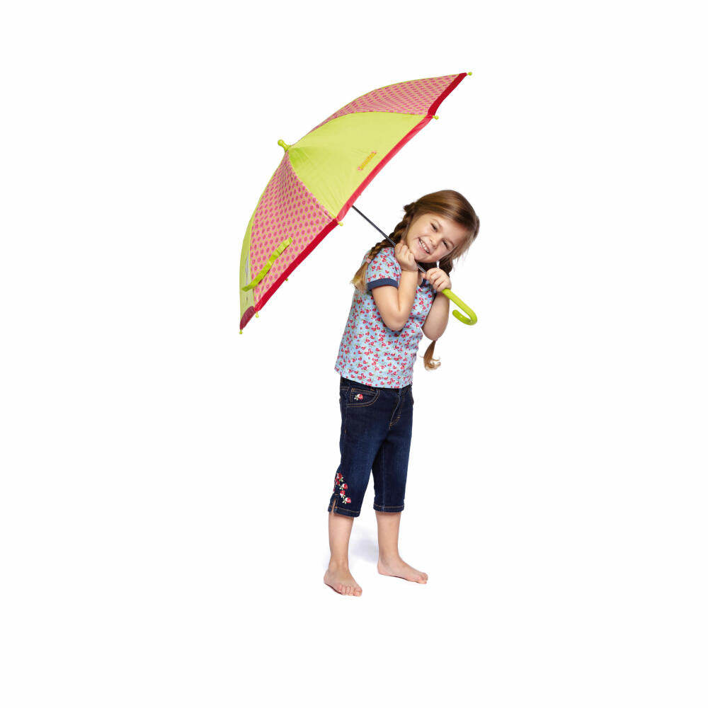 sigikid Regenschirm Fee Florentine, Kinderschirm, Faltschirm, Regen Schirm, Kinder, Polyester, Grün / Pink, Ø 82 cm, 24448
