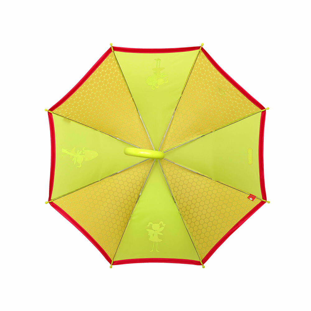sigikid Regenschirm Fee Florentine, Kinderschirm, Faltschirm, Regen Schirm, Kinder, Polyester, Grün / Pink, Ø 82 cm, 24448