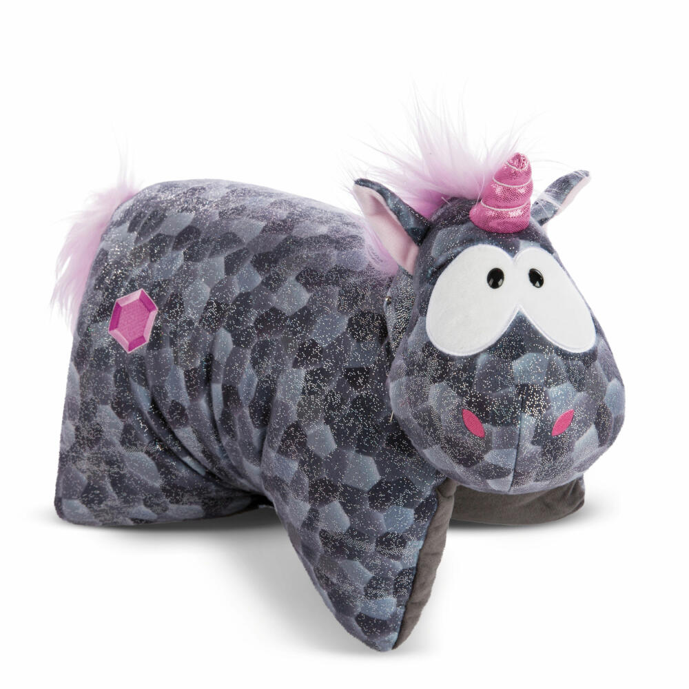 NICI Theodor and Friends Kuscheltierkissen Einhorn Diamond Dust, Kuscheltier Kissen, Kuschelkissen, 40 x 30 cm, 47654