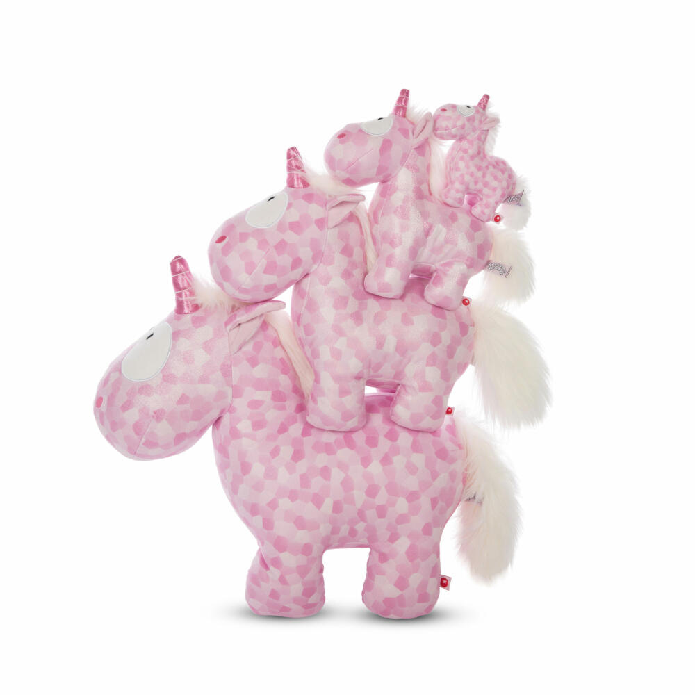 NICI Theodor and Friends Einhorn Pink Diamond, Stehend, Kuscheltier, Plüschtier, Stofftier, Plüsch, 22 cm, 47633