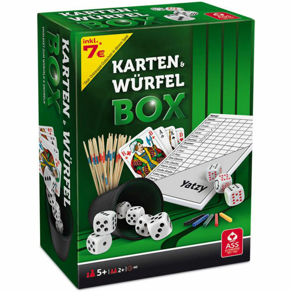 ASS Altenburger ASS Würfel- und Kartenbox. Spielesammlung