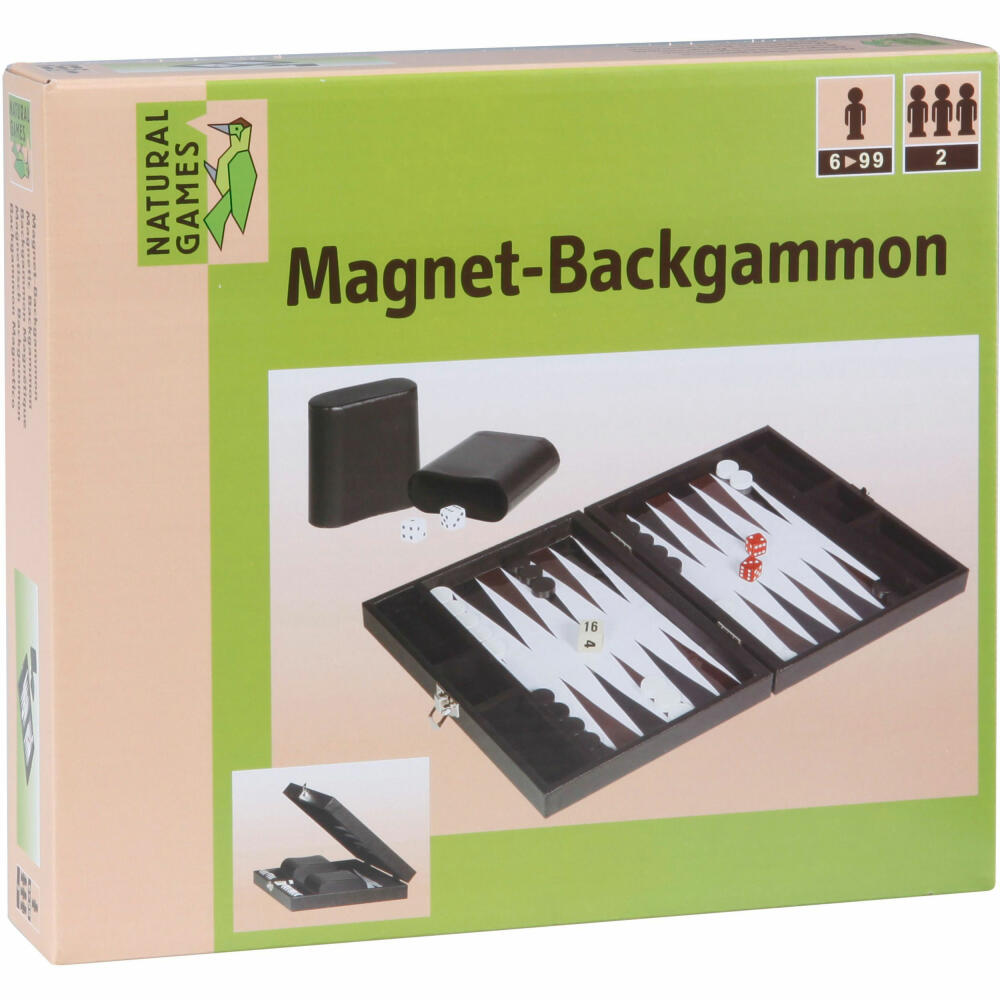 Natural Games Magnet-Backgammon 22,5x33,5 cm