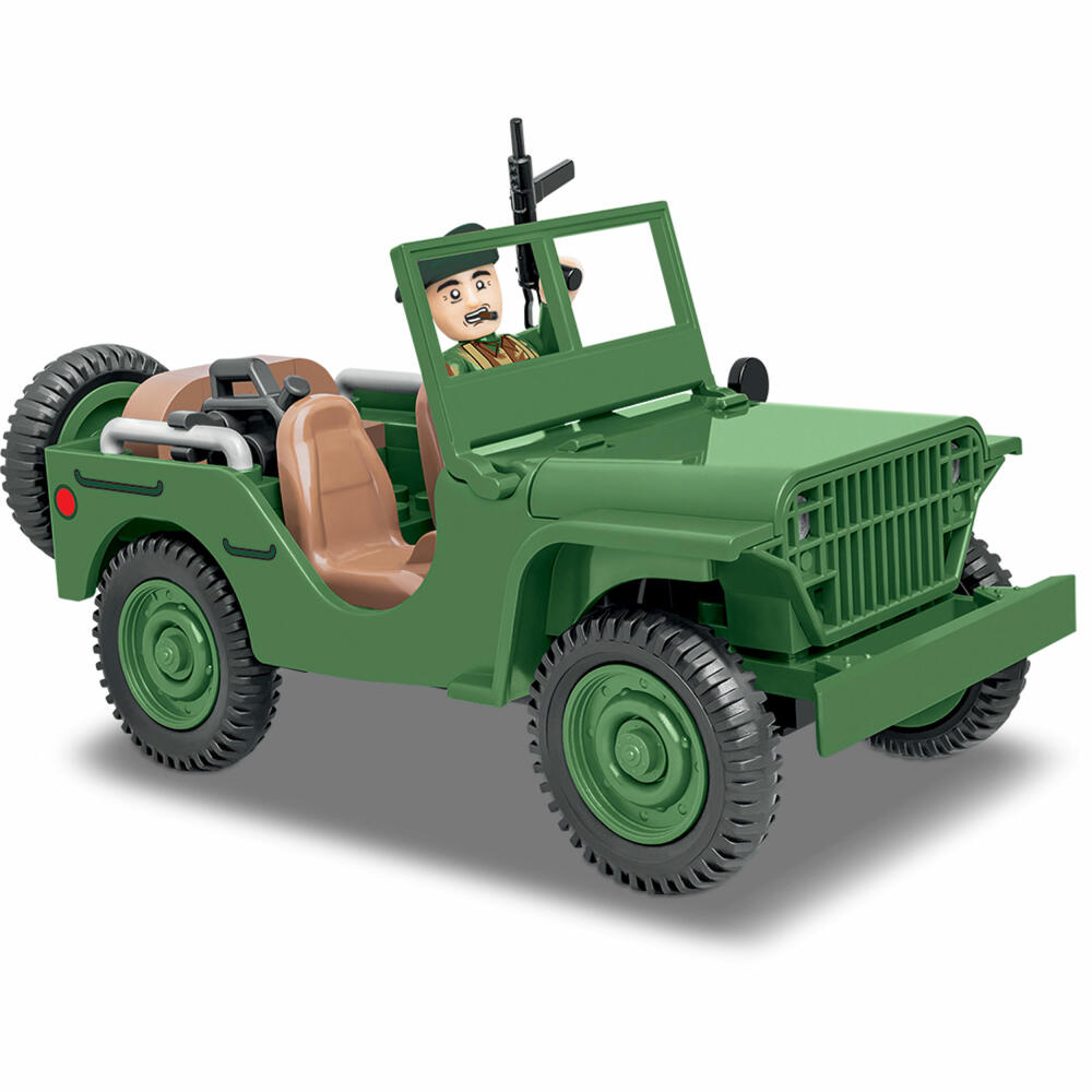 COBI Ford GP Jeep, Militär Fahrzeug, World War 2, Konstruktionsbausteine, 91 Teile, 2400