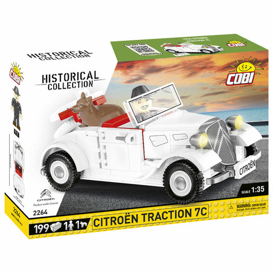 Cobi Klemmbausteinset Citroen Traction 7C Cabriolet, World War 2, Fahrzeug, Spielzeug, 199 Teile, 2264
