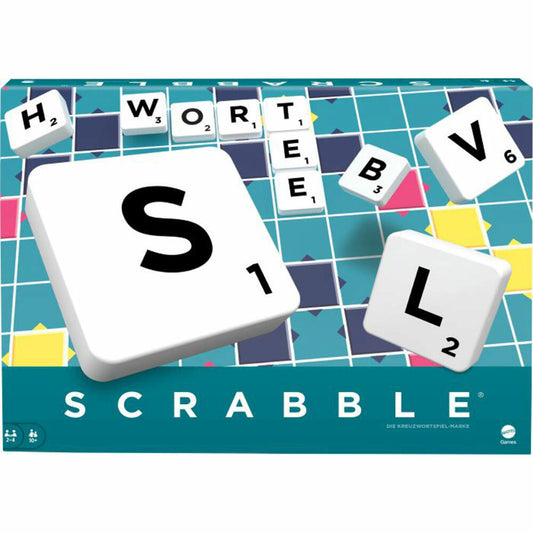 Mattel Scrabble Original, Gesellschaftsspiel, Brettspiel, Familienspiel, ab 10 Jahre, Y9598