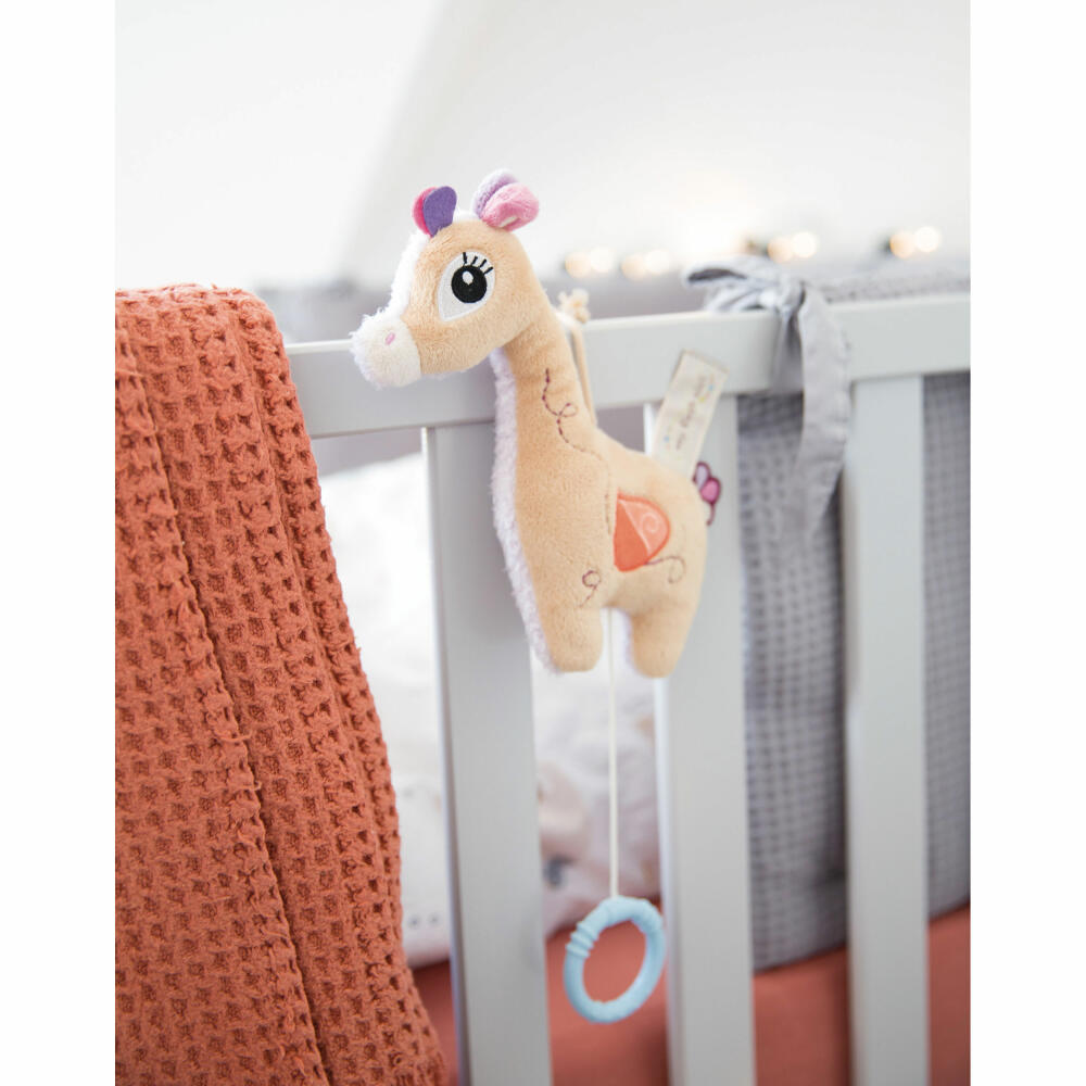 NICI My First NICI Spieluhr 2D Giraffe Sasuma, Musikuhr, Spiel Uhr, Baby Spielzeug, 20 cm, 48033