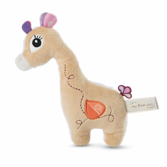 NICI My First NICI Schmusetier 2D Giraffe Sasuma, Kuscheltier, Plüschtier, Stofftier, Plüsch / Polyester, 20 cm, 48031