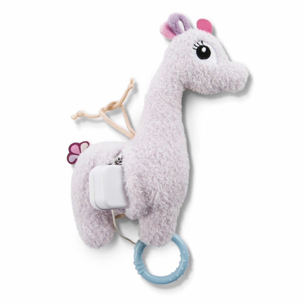 NICI My First NICI Spieluhr 2D Giraffe Sasuma, Musikuhr, Spiel Uhr, Baby Spielzeug, 20 cm, 48033