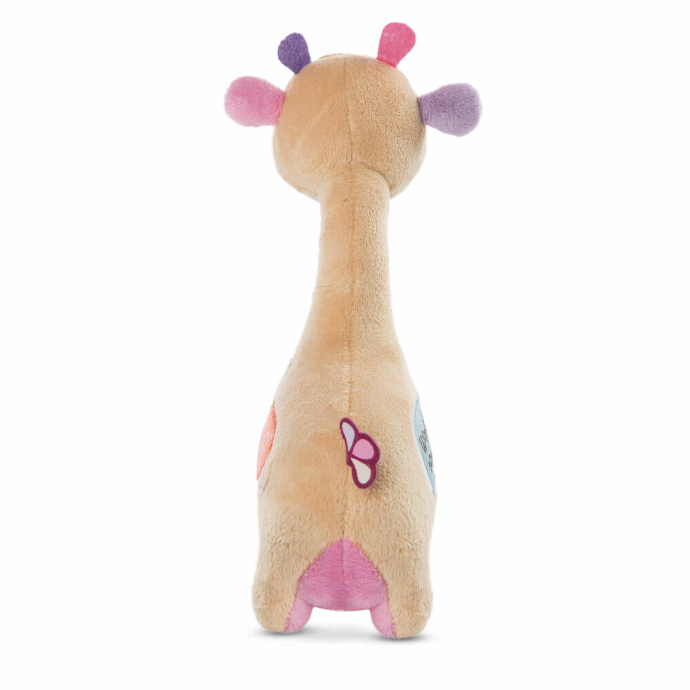 NICI My First NICI Schmusetier 3D Giraffe Sasuma Stehend, Kuscheltier, Plüschtier, Stofftier, Plüsch / Polyester, 22 cm, 48030