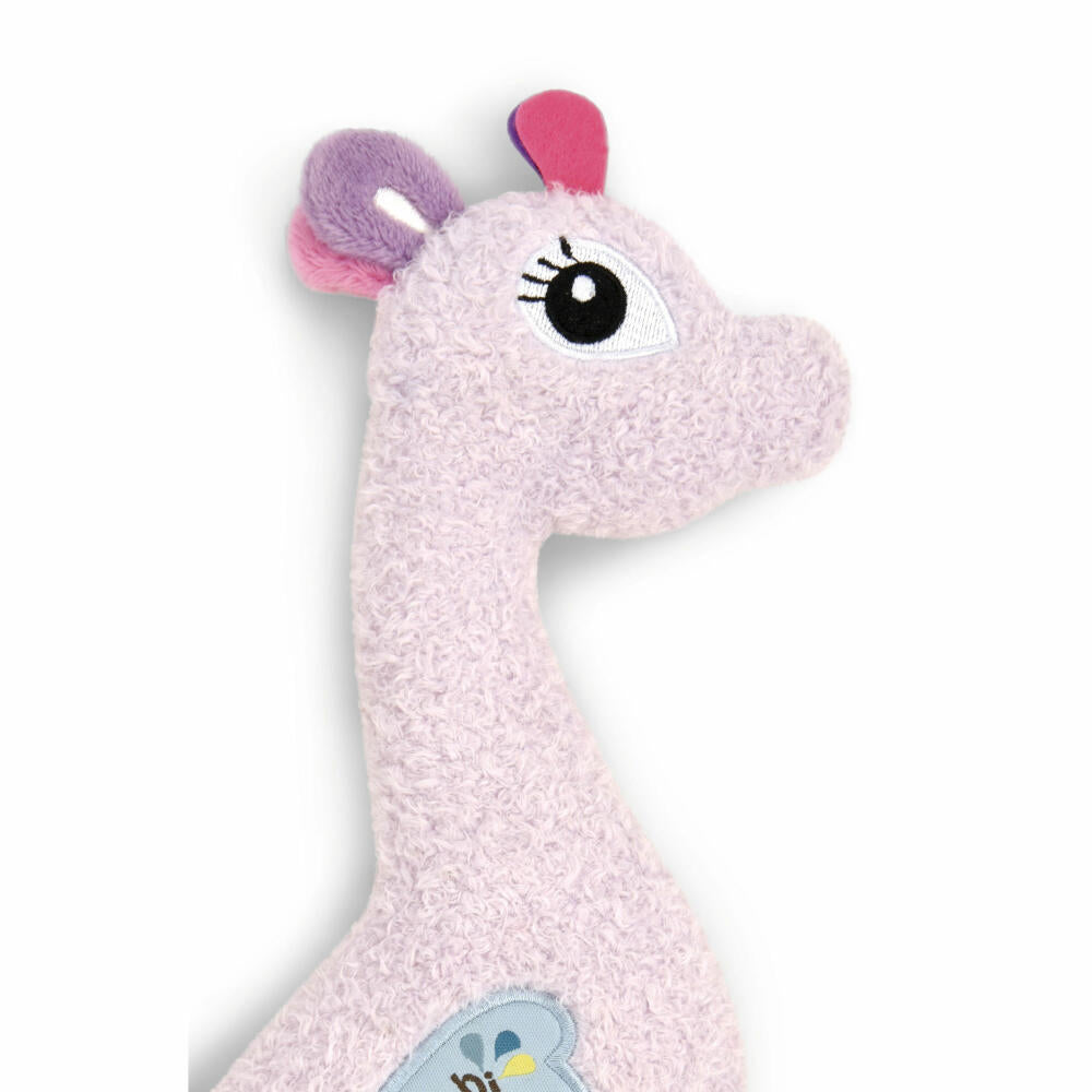 NICI My First NICI Activity Schmusetier 2D Giraffe Sasuma, Greifspielzeug, Greifling, Plüschtier, Plüsch / Polyester, 20 cm, 48034