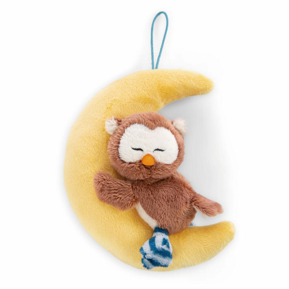 NICI The Owlsons Eule Oscar Plüschanhänger, mit Loop, Plüschtier, Plüsch Anhänger, Kuscheltier, 9 cm, 47875