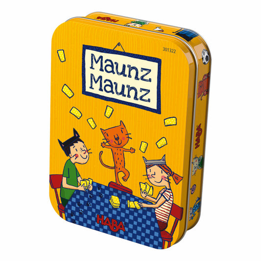HABA Maunz Maunz, 59-tlg., Kartenspiel, Karten Spiel, Kinderspiele, Kinder Spiele, Spielzeug, 301322