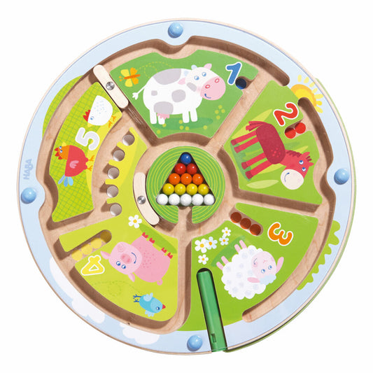 HABA Magnetspiel Zahlenlabyrinth, Magnetspiele, Kinderspiele, Kinder Spiele, Magnet, 301473