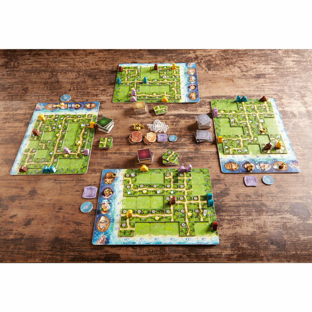 HABA Karuba, Legespiel, Familienspiel, Gesellschaftsspiel, Schatzsuche, Spielzeug, 300932