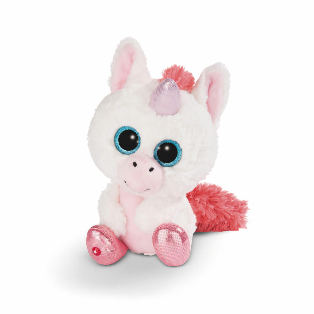 NICI Glubschis Plüschtier Einhorn Milky-Fee, Schlenker, Plüsch, Polyester, Weiß, 25 cm, 45571