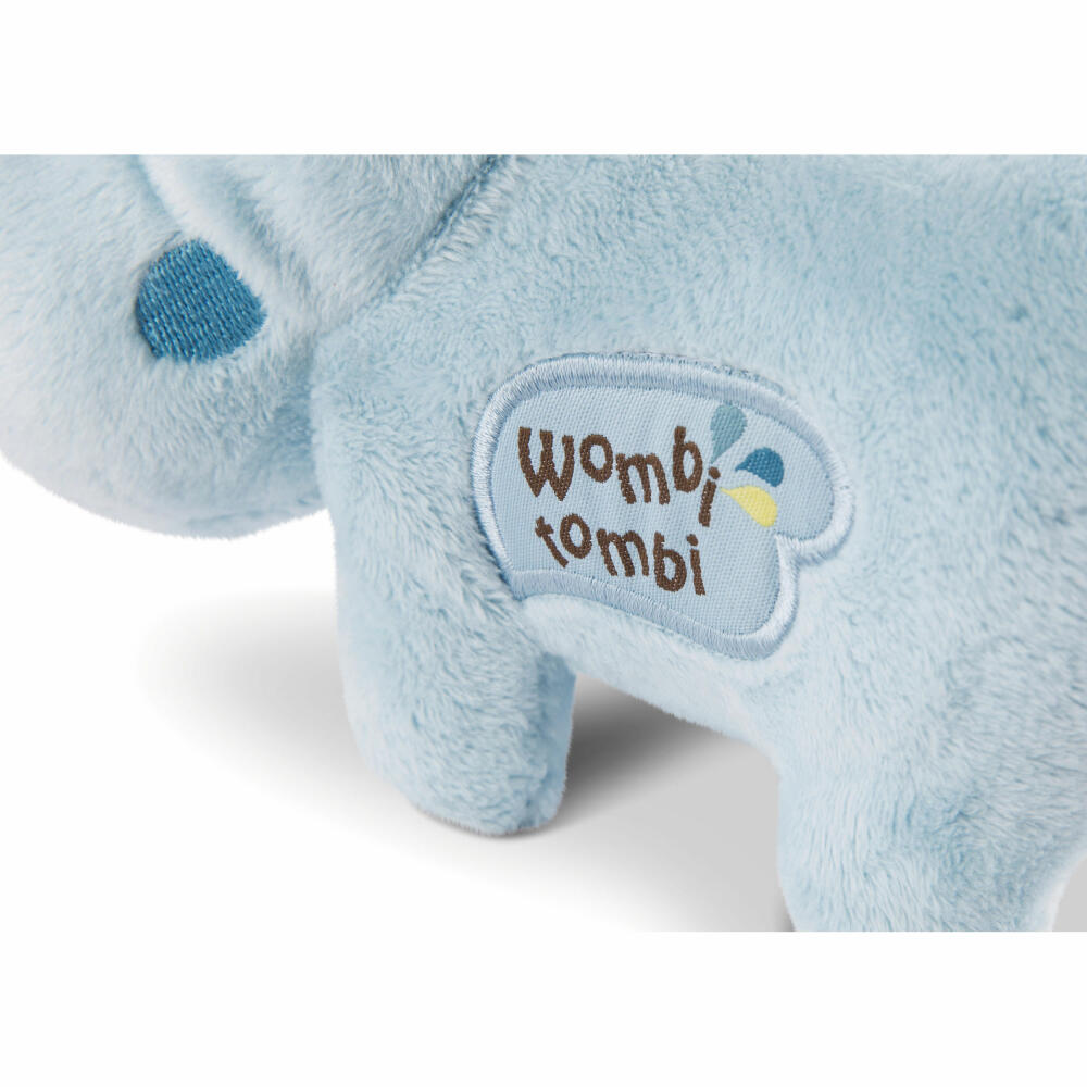 NICI My First Nici Wombi Tombi Schmusetier Nashorn Manuffi Stehend, Kuscheltier, Stofftier, 20 cm, 46570