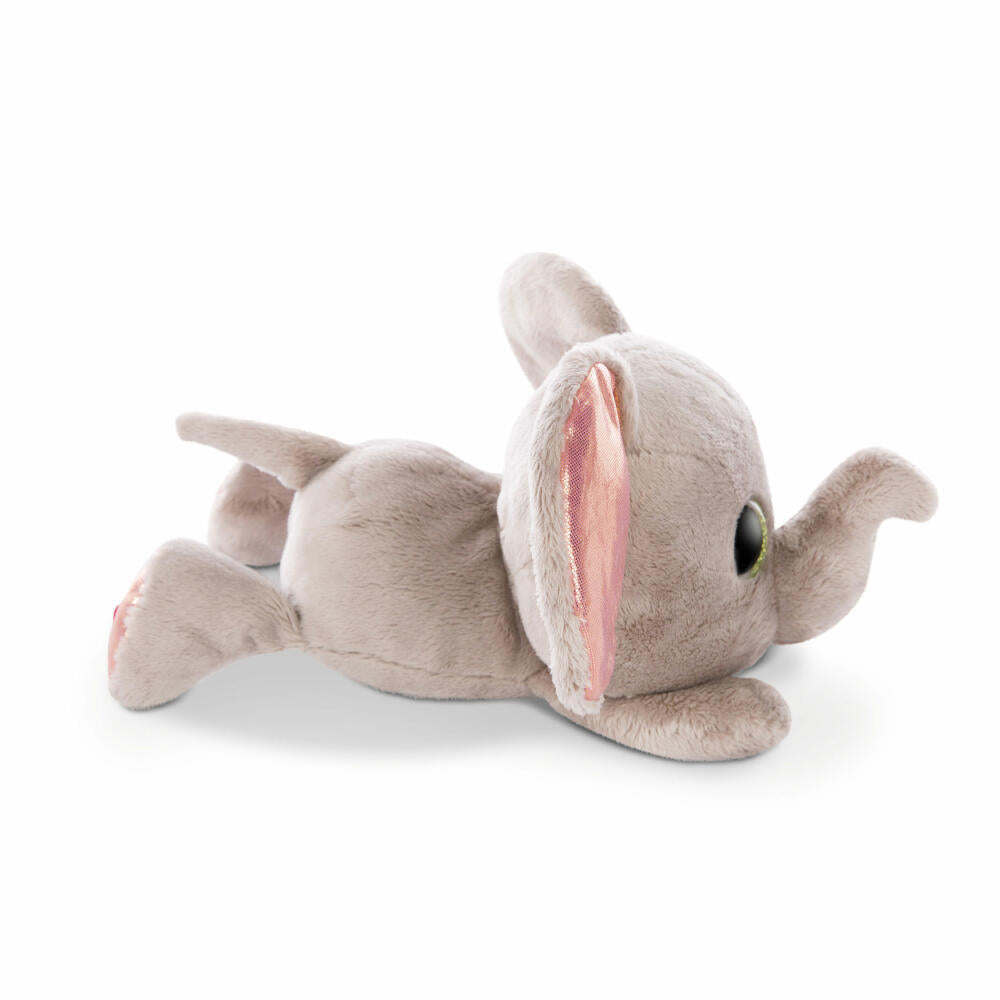 NICI Glubschis Cute Edtion Elefant Billi-Balu, Liegend, Plüschtier, Kuscheltier, Stofftier, Plüsch, Grau, 25 cm, 46924