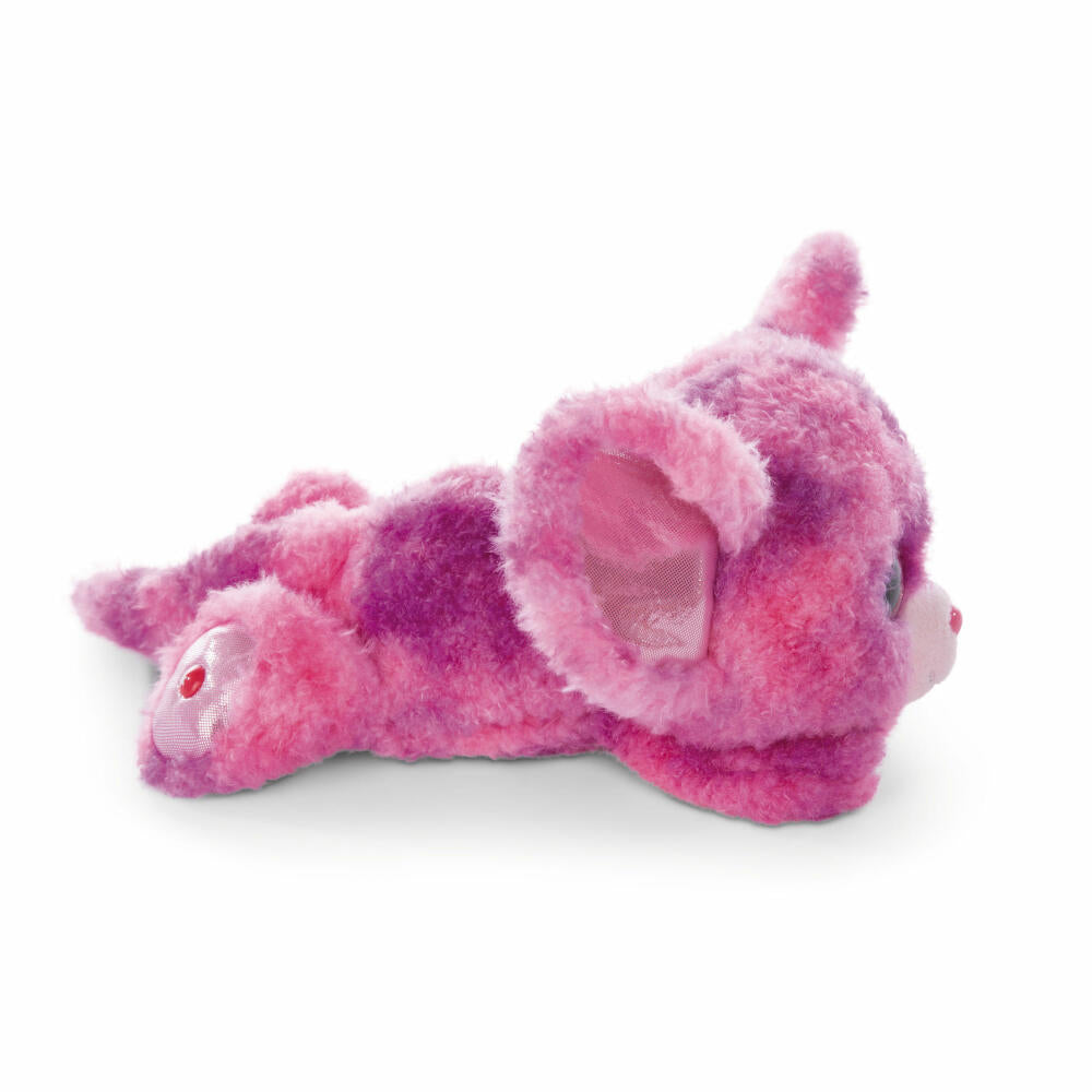 NICI Glubschis Cute Edtion Maus Maisie, Liegend, Plüschtier, Kuscheltier, Stofftier, Plüsch, Pink, 25 cm, 46927