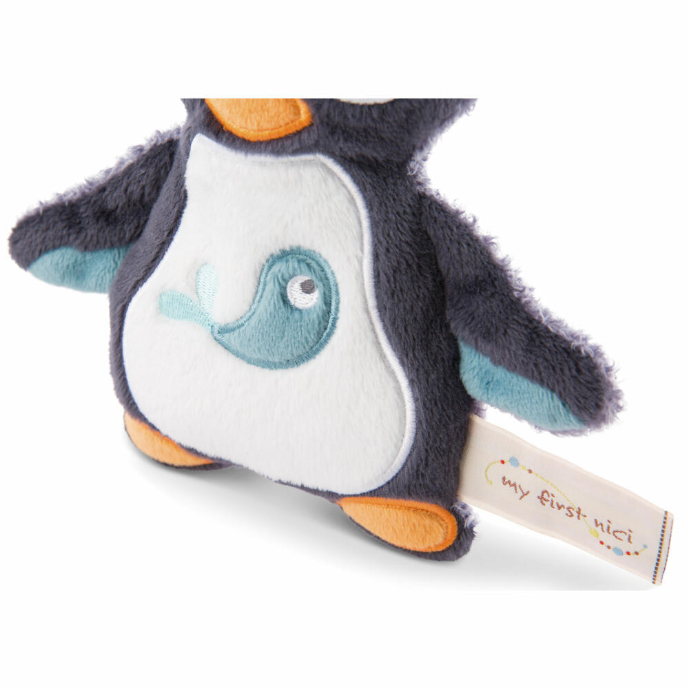 NICI My First Nici Wombi Tombi Schmusetier 2D Pinguin Watschilii, Kuscheltier, Stofftier, 18 cm, 46575