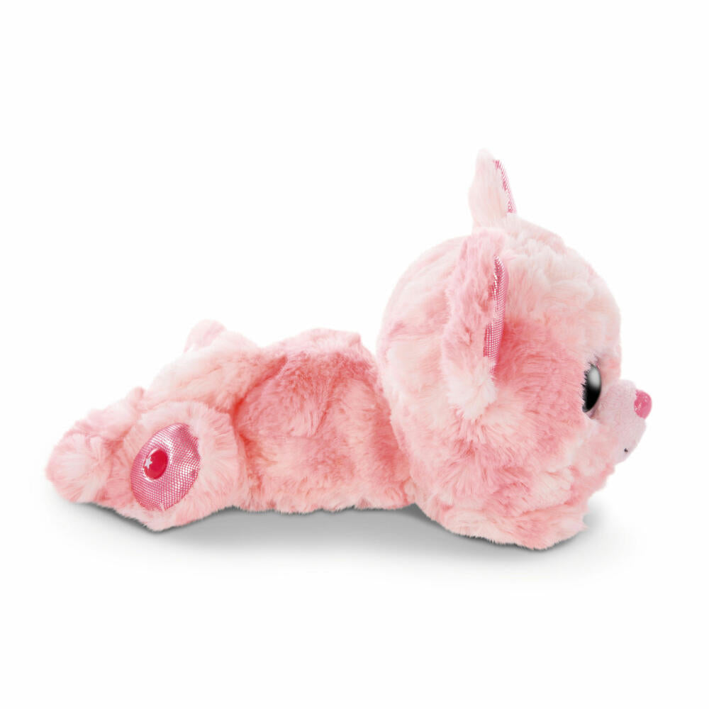 NICI Glubschis Cute Edtion Katze Dreamie, Liegend, Plüschtier, Kuscheltier, Stofftier, Plüsch, Pink, 15 cm, 46921