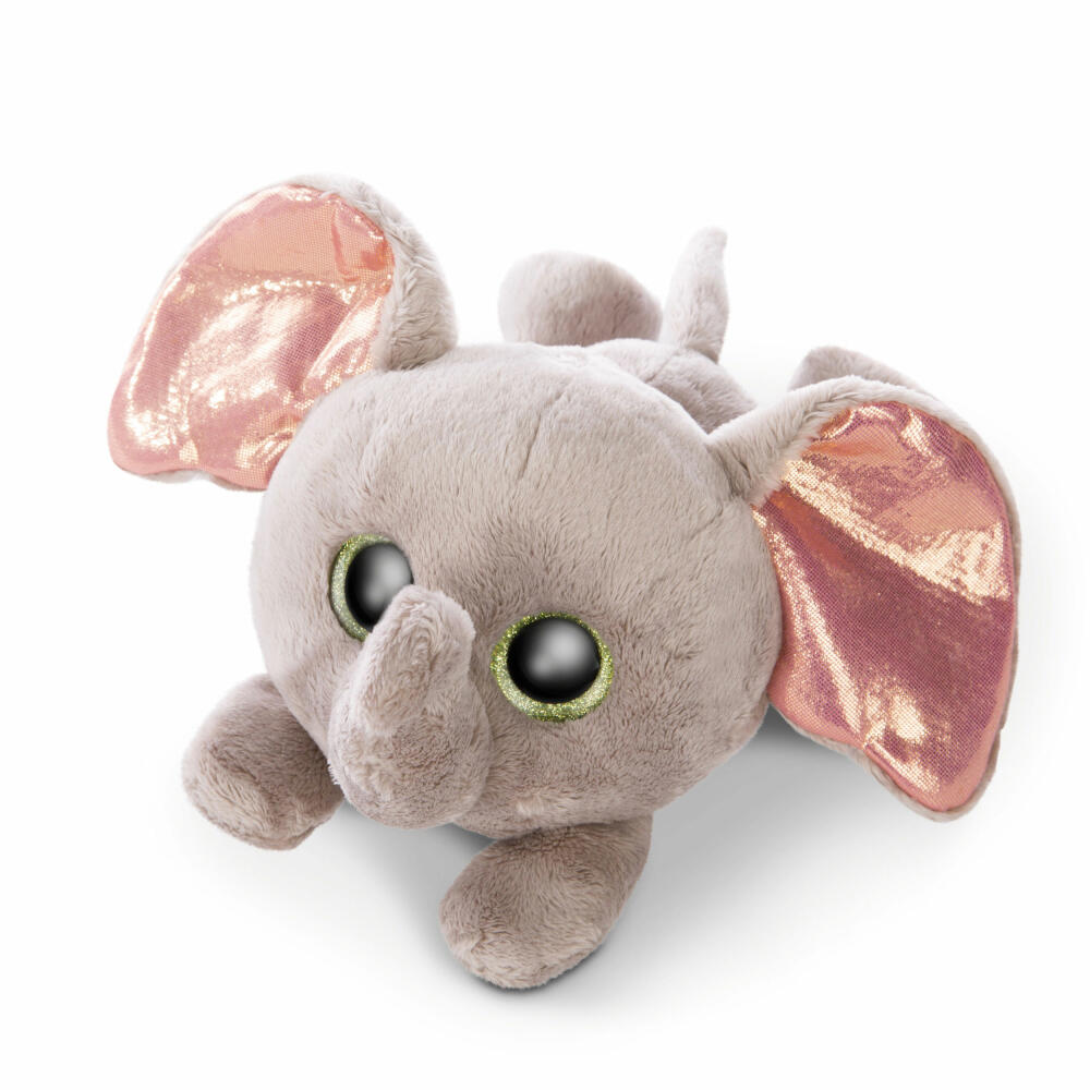 NICI Glubschis Cute Edtion Elefant Billi-Balu, Liegend, Plüschtier, Kuscheltier, Stofftier, Plüsch, Grau, 25 cm, 46924