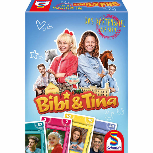 Schmidt Spiele Bibi & Tina Das Kartenspiel zur Serie, Kinderspiel, Karten Spiel, Familienspiel, 40603