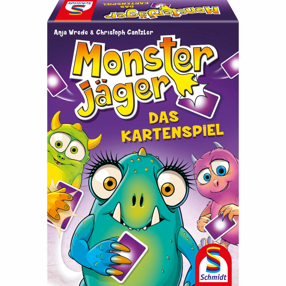 Schmidt Spiele Monsterjäger Das Kartenspiel, Kinderspiel, Gesellschaftsspiel, Reaktionsspiel,