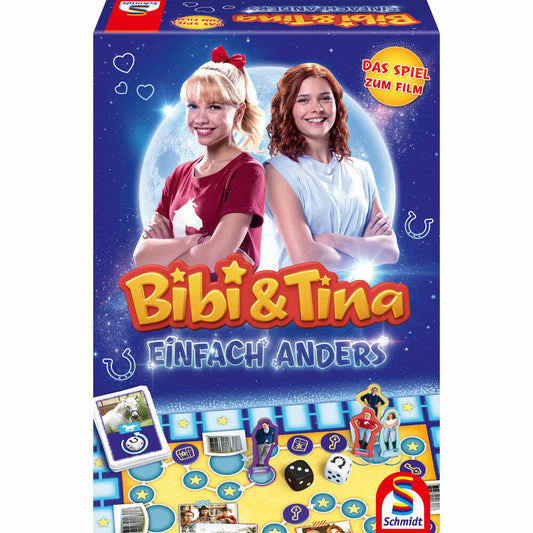 Schmidt Spiele Bibi & Tina Einfach anders Das Spiel zum Film, Kinderspiel, Familienspiel, 40628