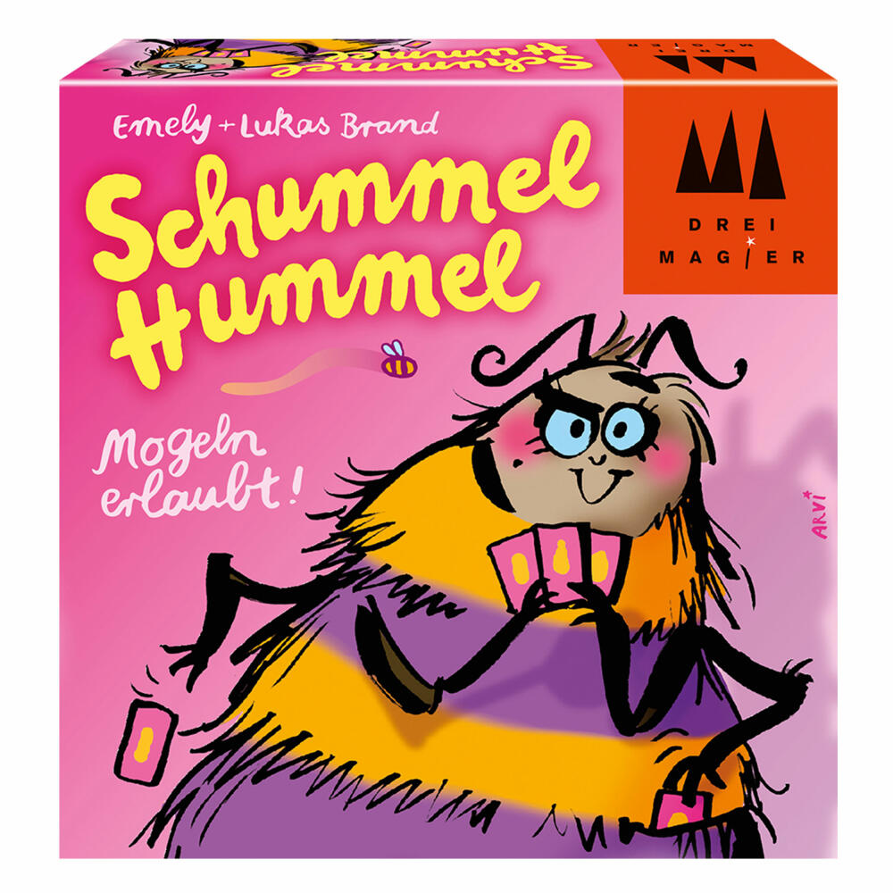 Schmidt Spiele Schummel Hummel, Kartenspiel, Gesellschaftsspiel, 3 bis 5 Spieler, 40881