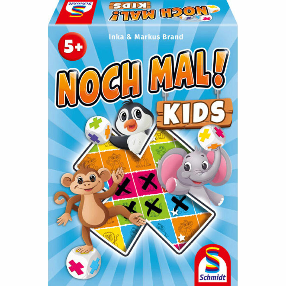 Schmidt Spiele Noch mal! Kids, Kinderspiele, Kinder Spiel, Würfelspiel, Familienspiel, 40610