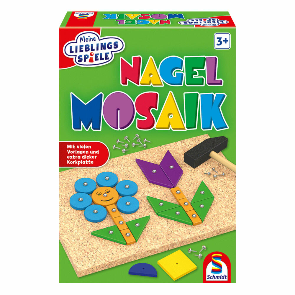 Schmidt Spiele Nagelmosaik, Kinderspiel - Meine Lieblingsspiele, Figurspiel, 1 Spieler, 40532