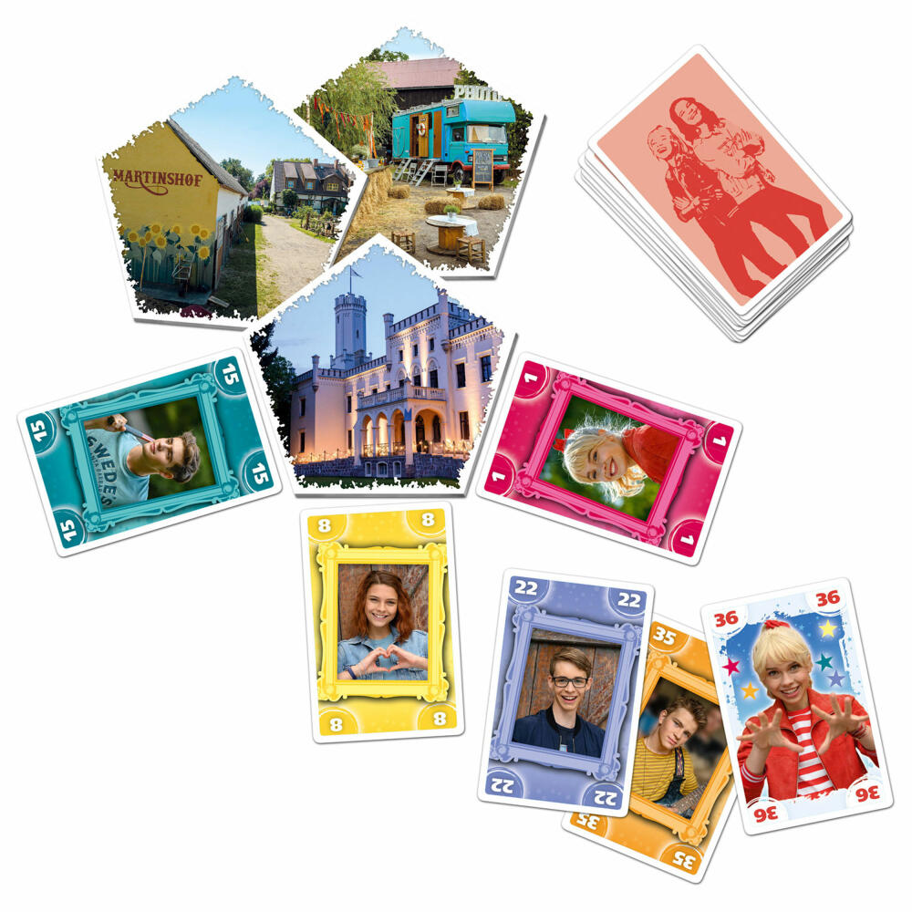 Schmidt Spiele Bibi & Tina Das Kartenspiel zur Serie, Kinderspiel, Karten Spiel, Familienspiel, 40603