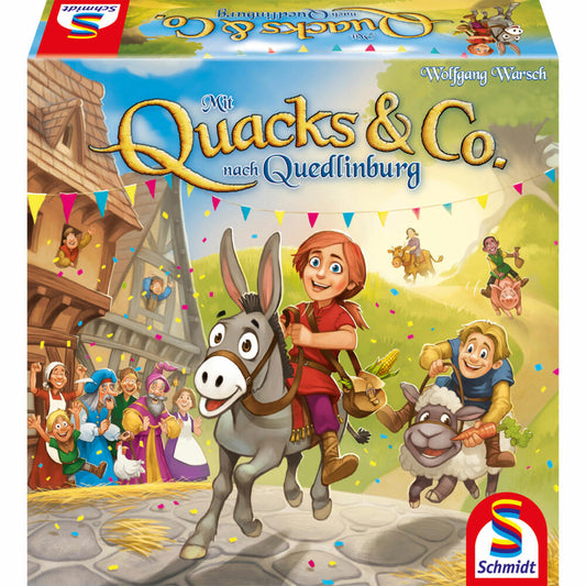 Schmidt Spiele Mit Quacks & Co. nach Quedlinburg, Kinderspiel, Brettspiel, Familienspiel, 40630